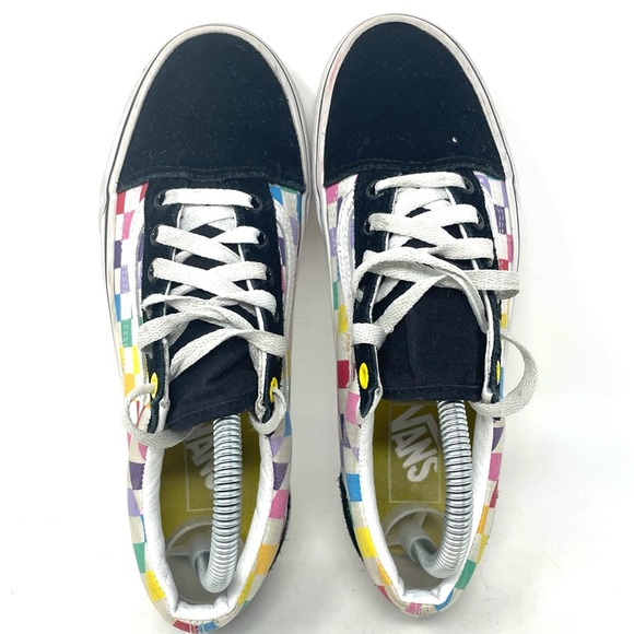 Vans Classic Lace Up Multi-Color Checkered Womens 7.5 - Picture 6 of 8